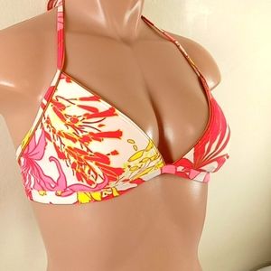 NEW Vince Camuto Bikini Top Blush Balm MEDIUM Triangle Swim